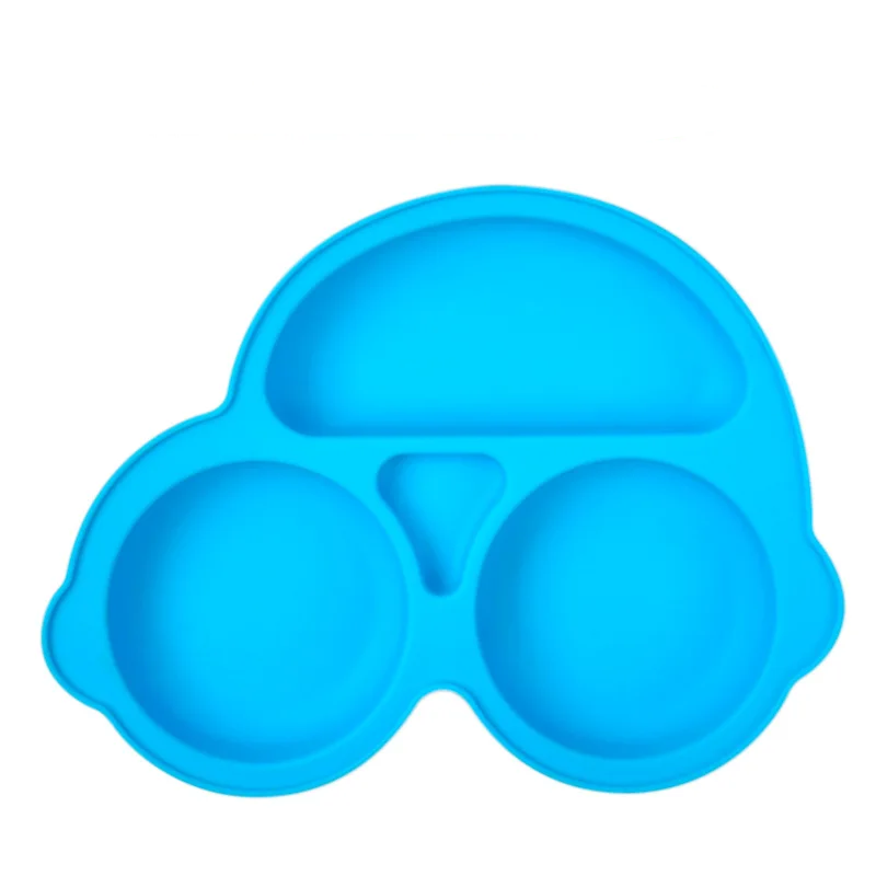 Baby Silicone Suction Plate – Smile Face Cartoon Toddler Tableware for Safe & Fun Feeding