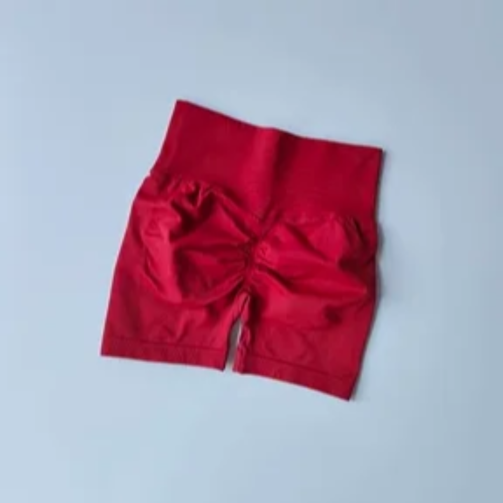 Women's High Waist Butt-Lift Sports Shorts – Breathable Tight Fit Running & Yoga Three-Point Pants