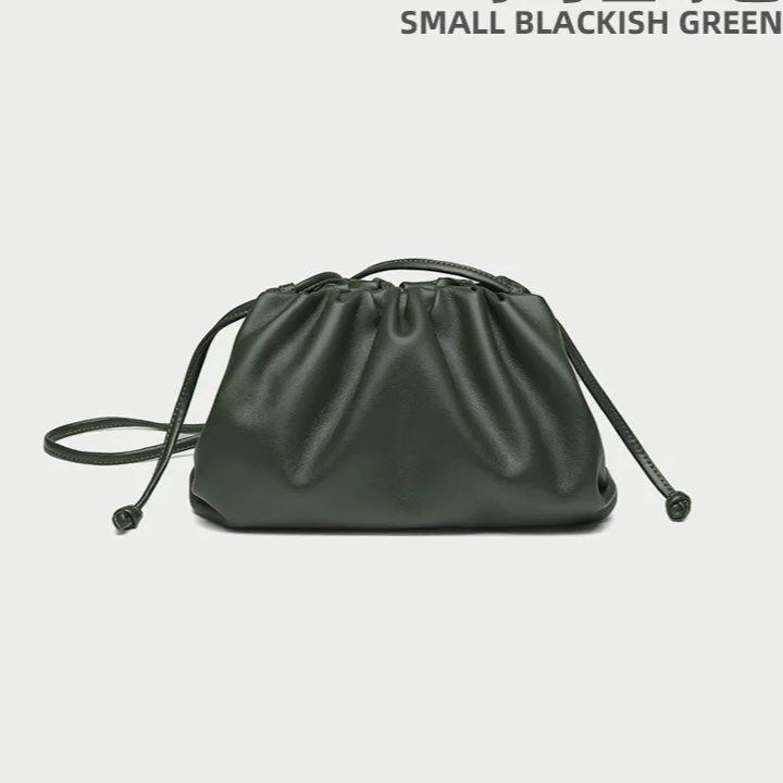 Soft PU Leather Hobo Bag – Women's Minimalist Shoulder & Crossbody Handbag with Hasp Closure