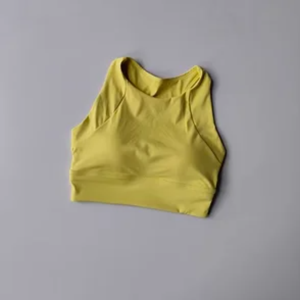 Women's Shock-Proof Full-Cup Sports Vest – Breathable All-in-One Running & Yoga Bra