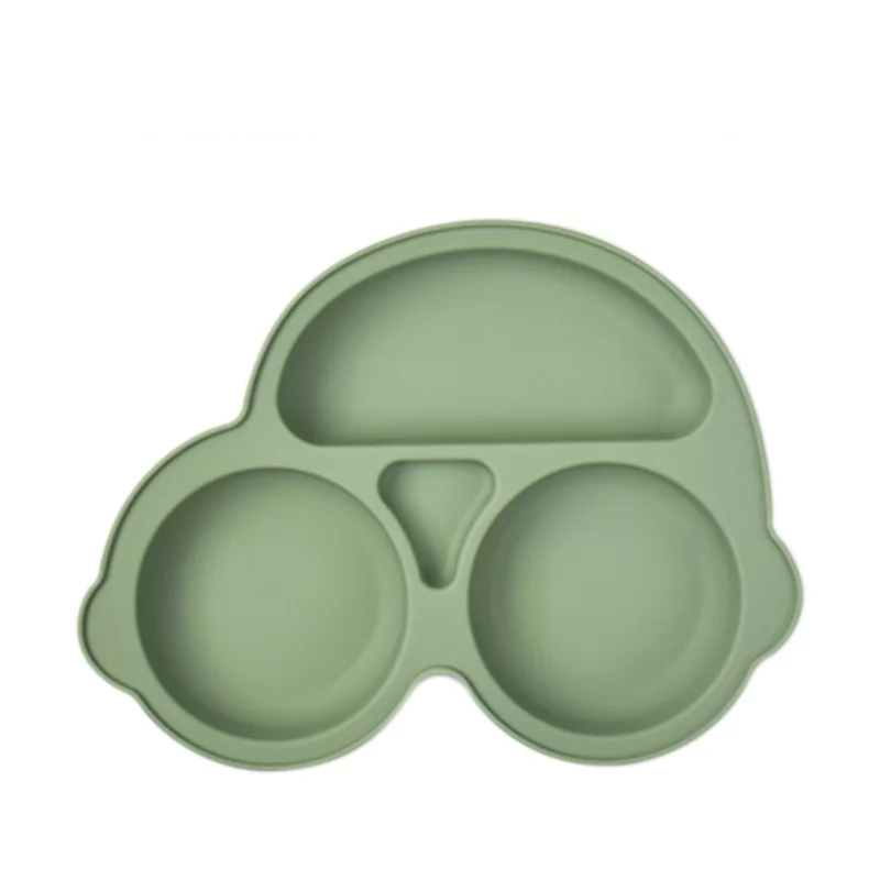 Baby Silicone Suction Plate – Smile Face Cartoon Toddler Tableware for Safe & Fun Feeding