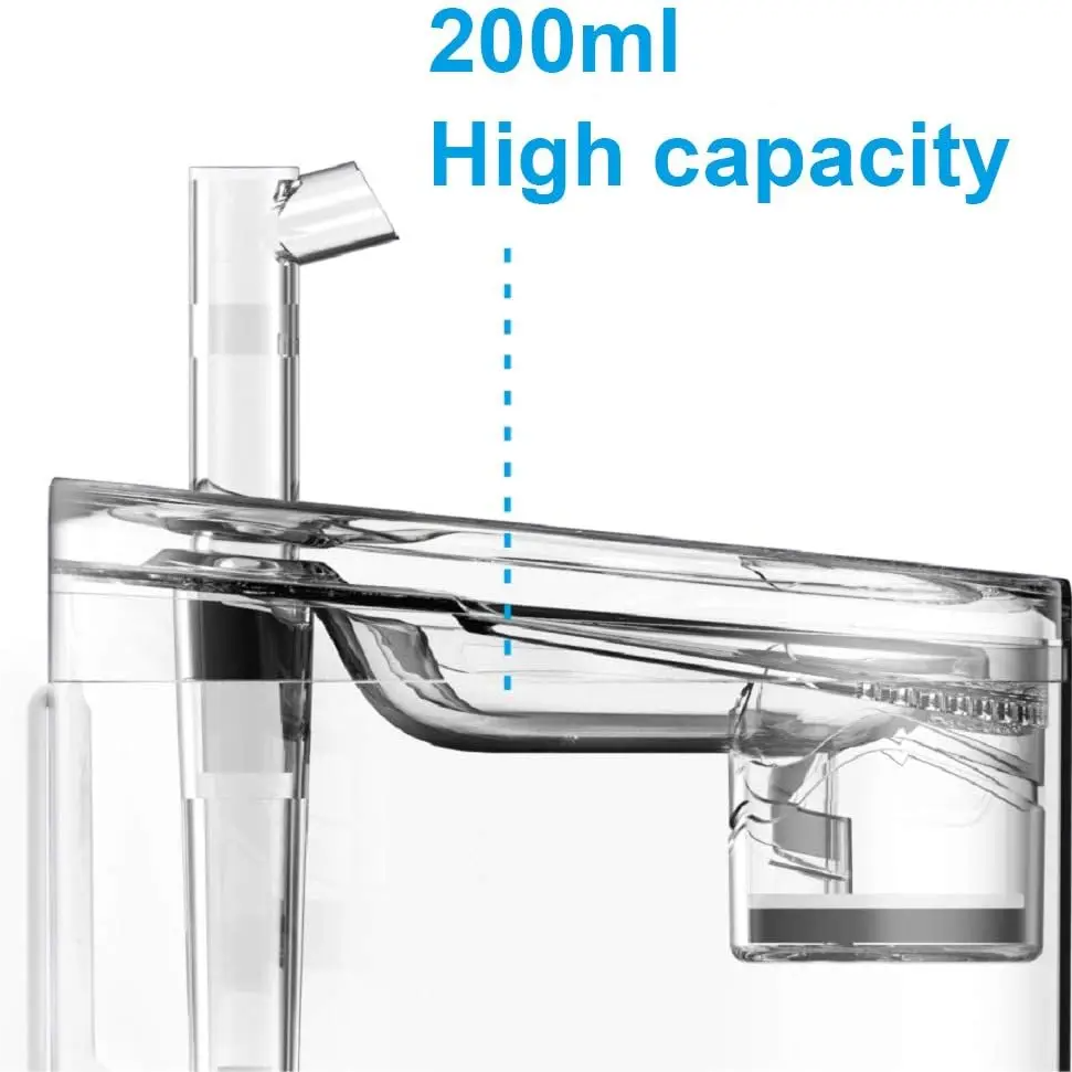 1.5L Transparent Cat Water Fountain – Ultra-Quiet Automatic Pet Drinking Dispenser with 3 Water Modes & Quadruple Filtration