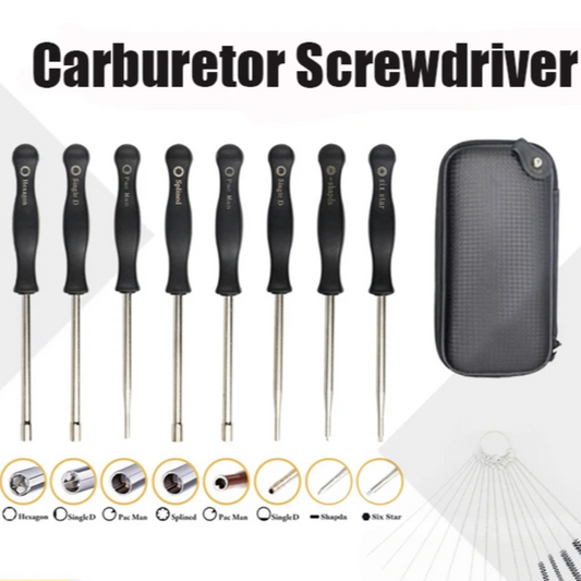 10/6pcs Carburetor Adjustment Screwdriver Set – Multi-Head Tool Kit for Chainsaw, Trimmer & Motorcycle Repair